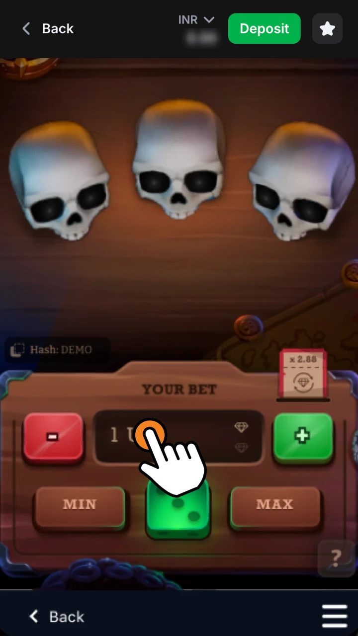 Place a bet in 1win Brawl Pirates and enjoy the game.