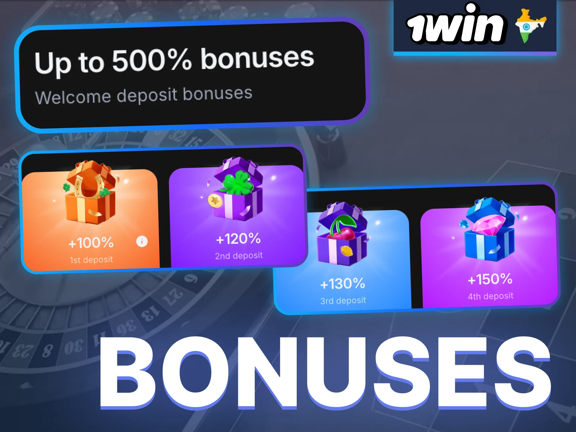 Don't miss the opportunity to sign up and get a bonus from 1win.